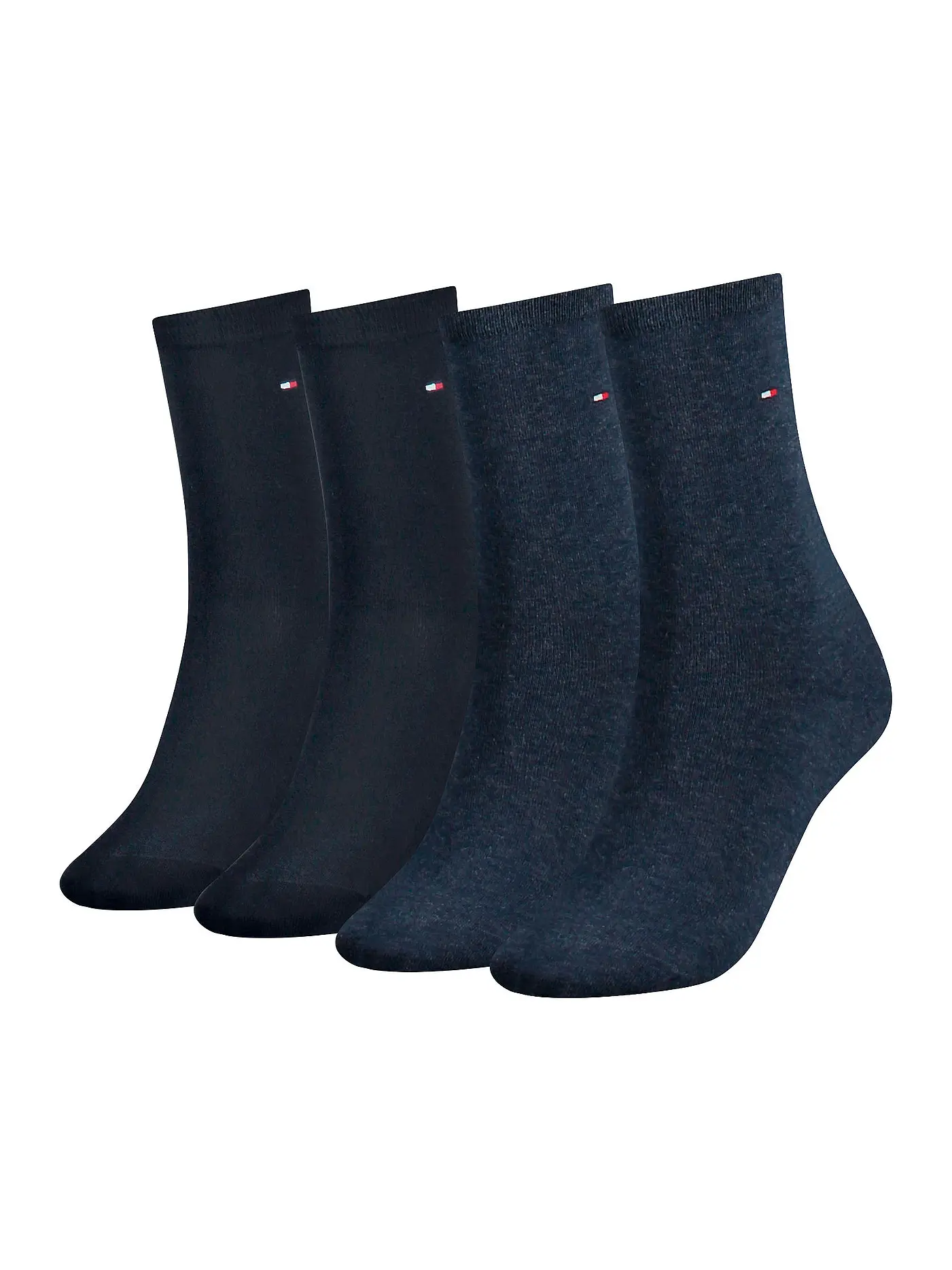 TOMMY HILFIGER | Socken 4er Pkg. Black  | blau