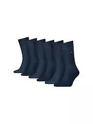 TOMMY HILFIGER | Socken 6er Pkg. Black  | dunkelblau