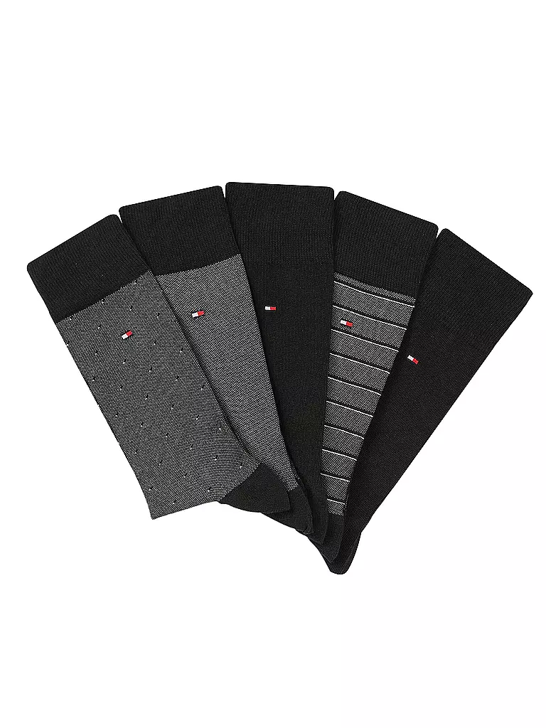 TOMMY HILFIGER | Socken Geschenkbox 5er Pkg black | schwarz