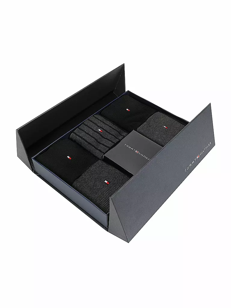 TOMMY HILFIGER | Socken Geschenkbox 5er Pkg black | schwarz