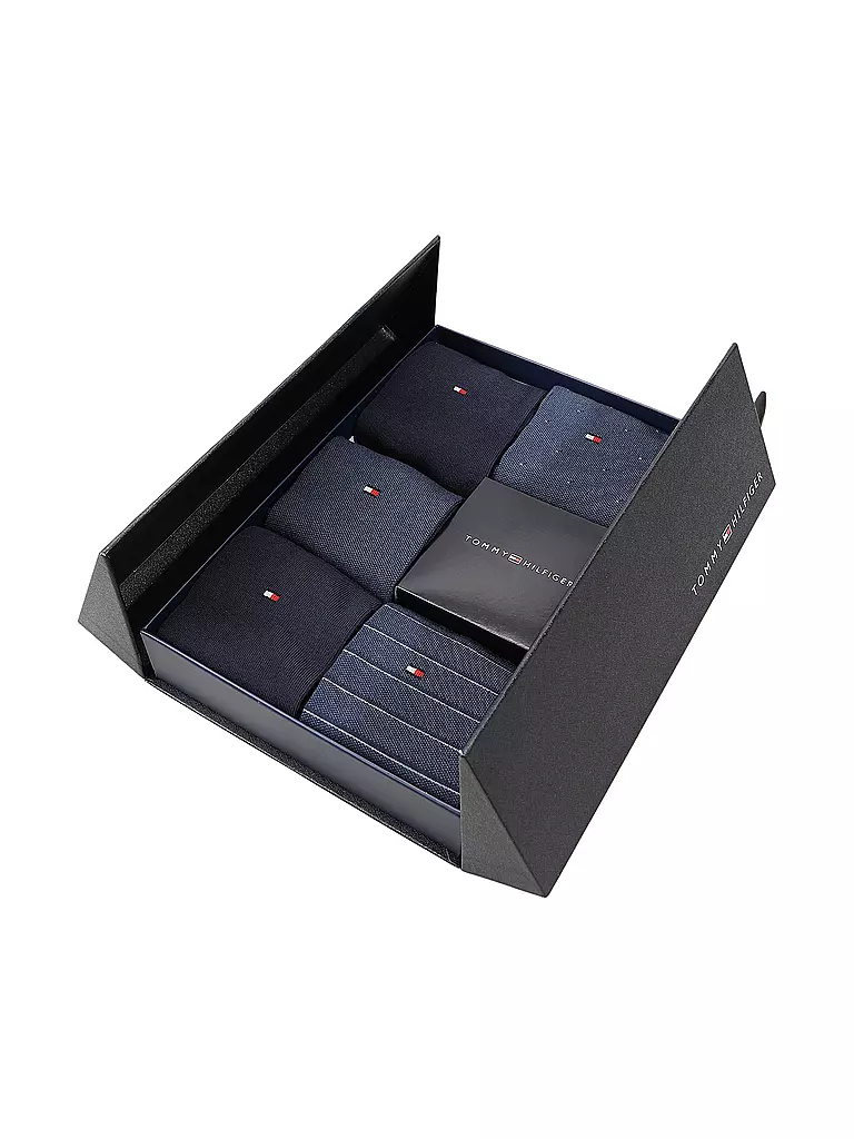 TOMMY HILFIGER | Socken Geschenkbox 5er Pkg navy | Blau