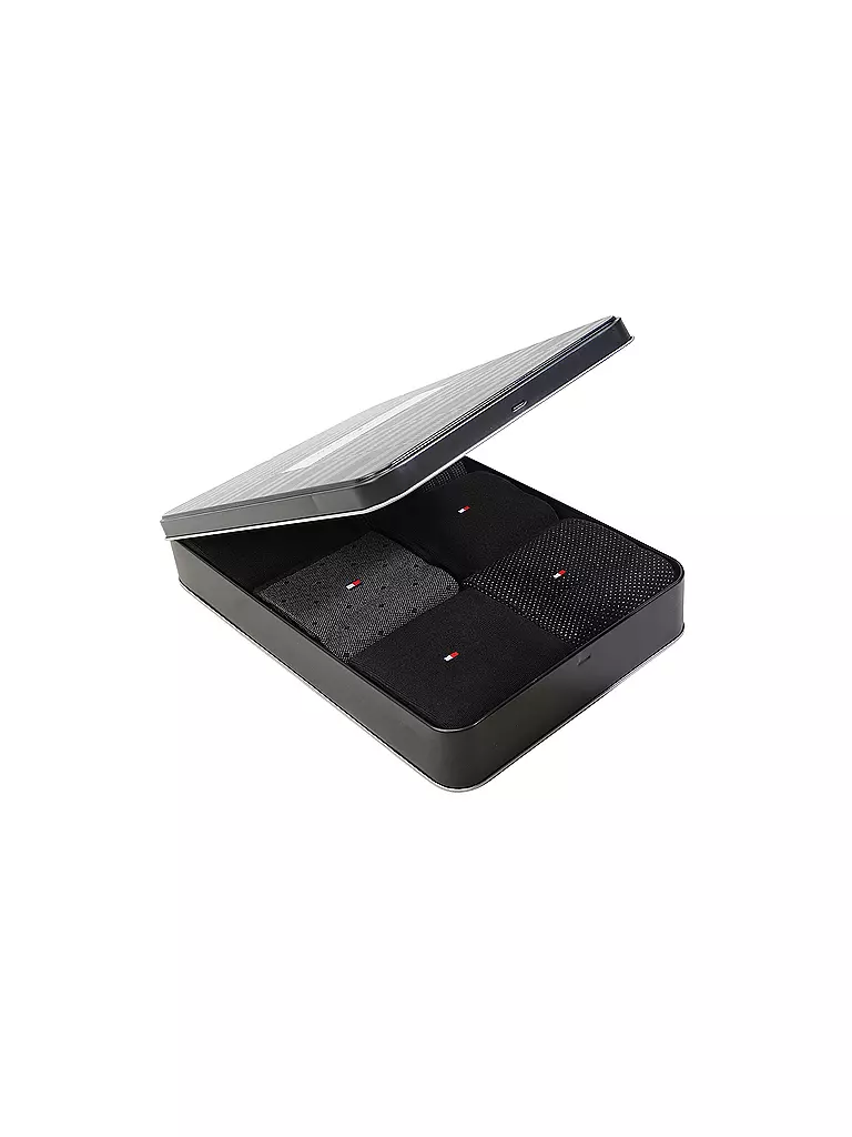 TOMMY HILFIGER | Socken Geschenkbox 6er Pkg. black | schwarz