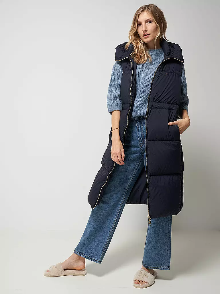 TOMMY HILFIGER | Steppgilet | blau