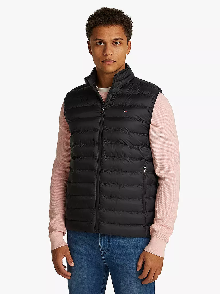 TOMMY HILFIGER | Steppgilet | schwarz