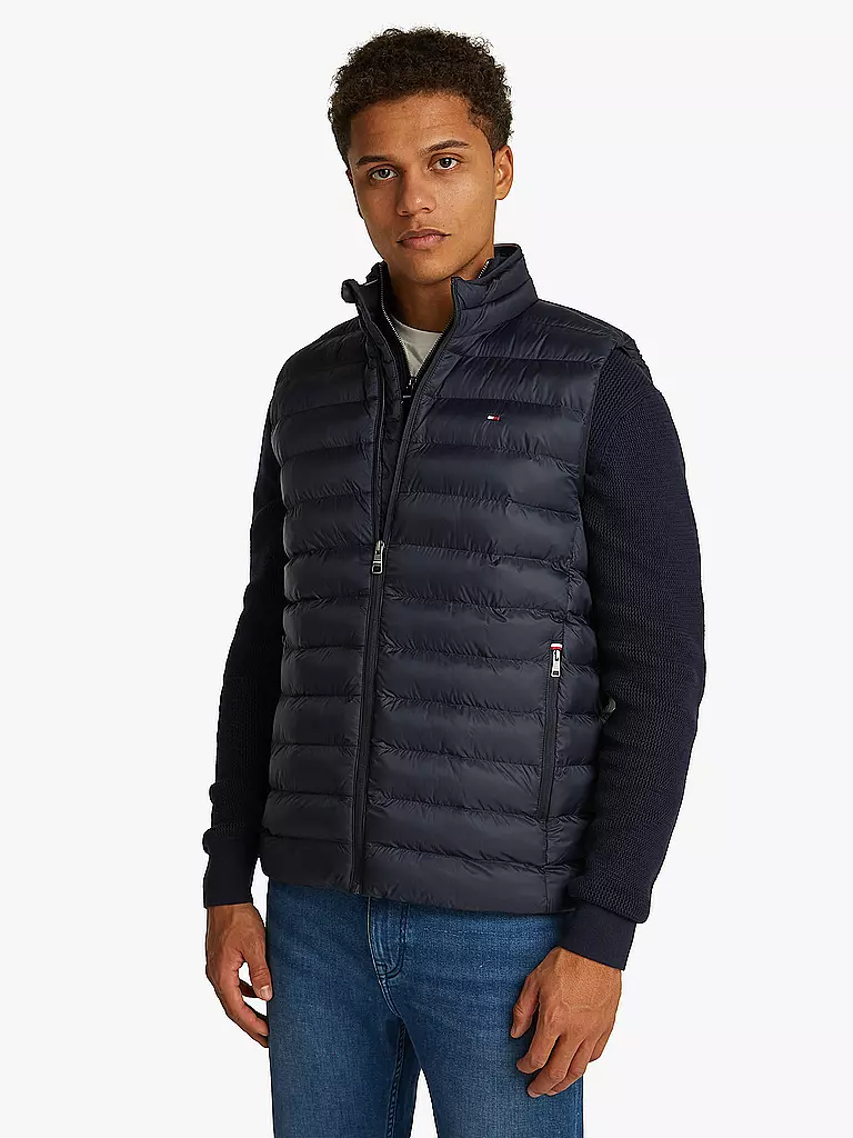 TOMMY HILFIGER | Steppgilet | schwarz