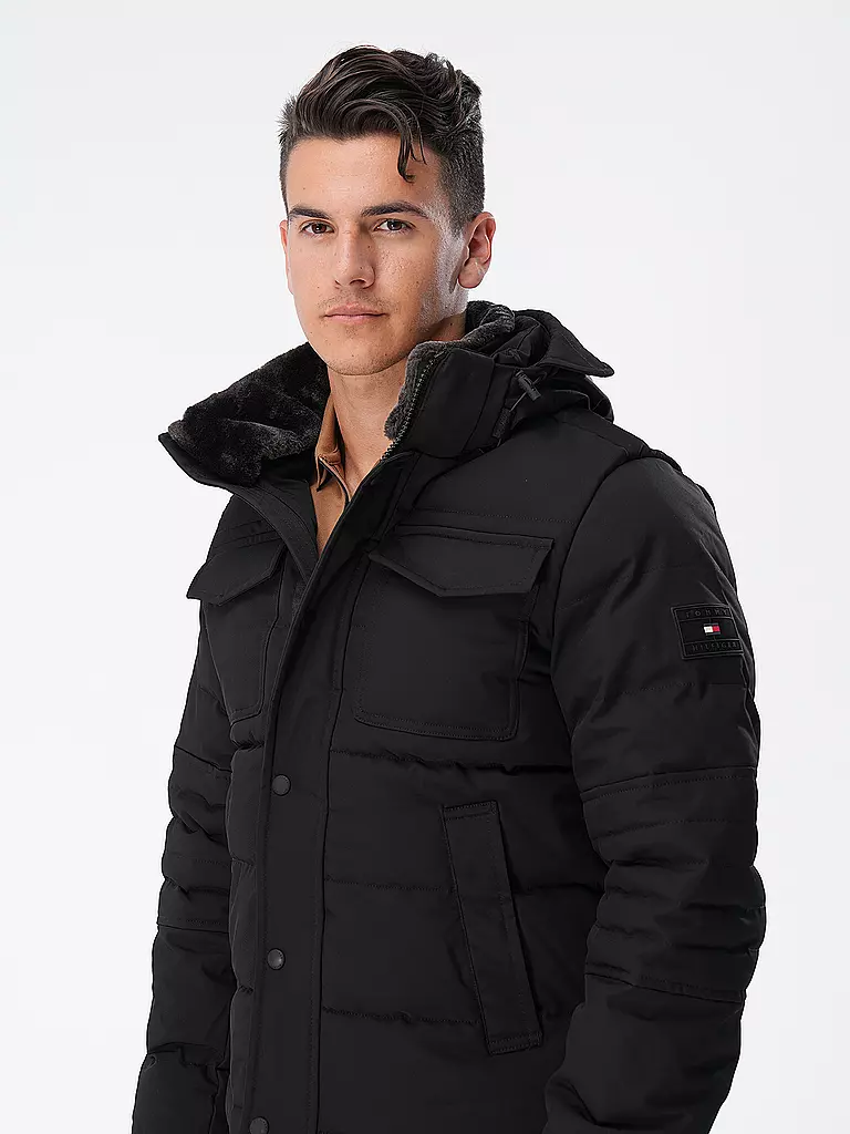 TOMMY HILFIGER | Steppjacke | schwarz