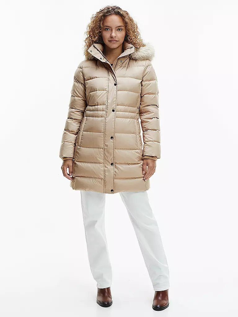 TOMMY HILFIGER | Steppmantel Tyra | beige