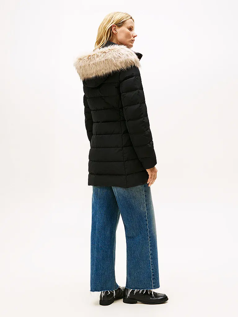 TOMMY HILFIGER | Steppmantel | schwarz