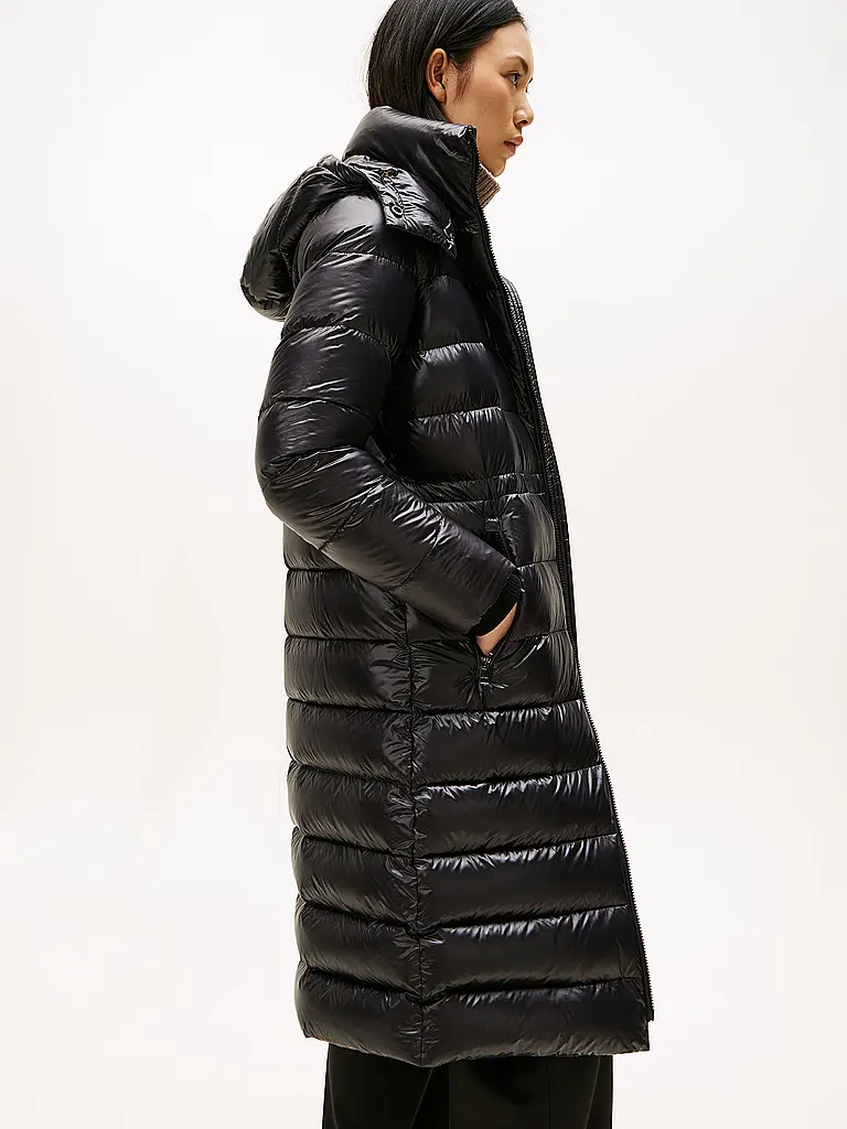TOMMY HILFIGER | Steppmantel | schwarz