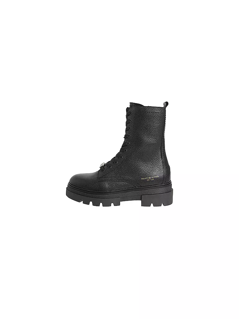 TOMMY HILFIGER | Stiefel - Schnürstiefel | schwarz