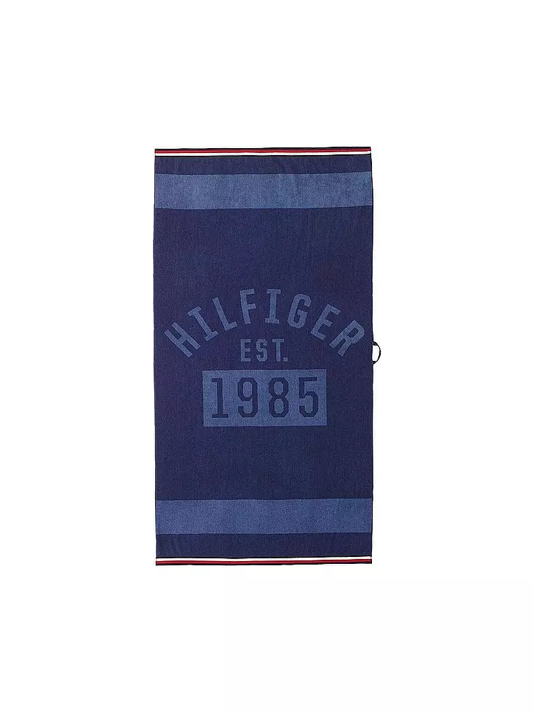 TOMMY HILFIGER | Strandlaken Denim 1985 90x180cm | blau
