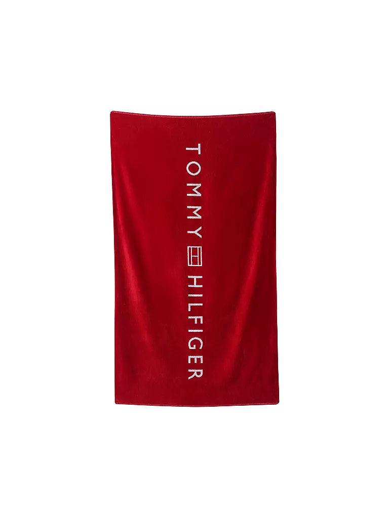 TOMMY HILFIGER | Strandtuch | dunkelblau