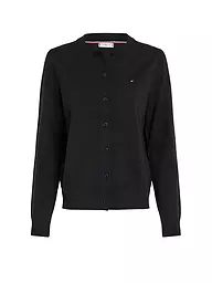 TOMMY HILFIGER | Strickjacke  | schwarz