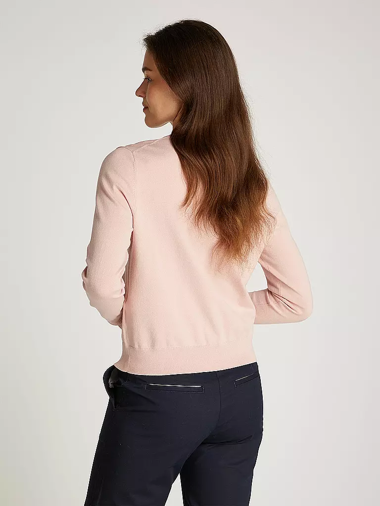 TOMMY HILFIGER | Strickjacke  | rosa
