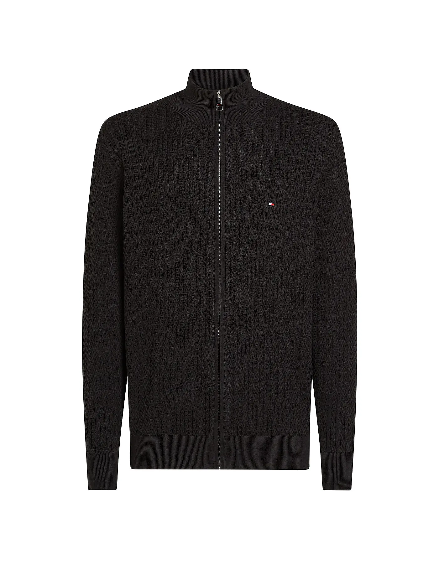 TOMMY HILFIGER | Strickjacke | schwarz