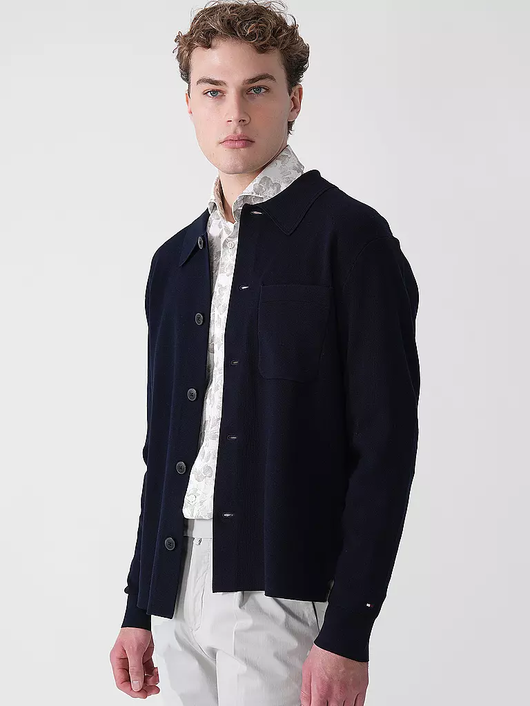 TOMMY HILFIGER | Strickjacke | blau
