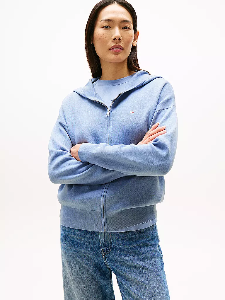 TOMMY HILFIGER | Strickjacke | blau