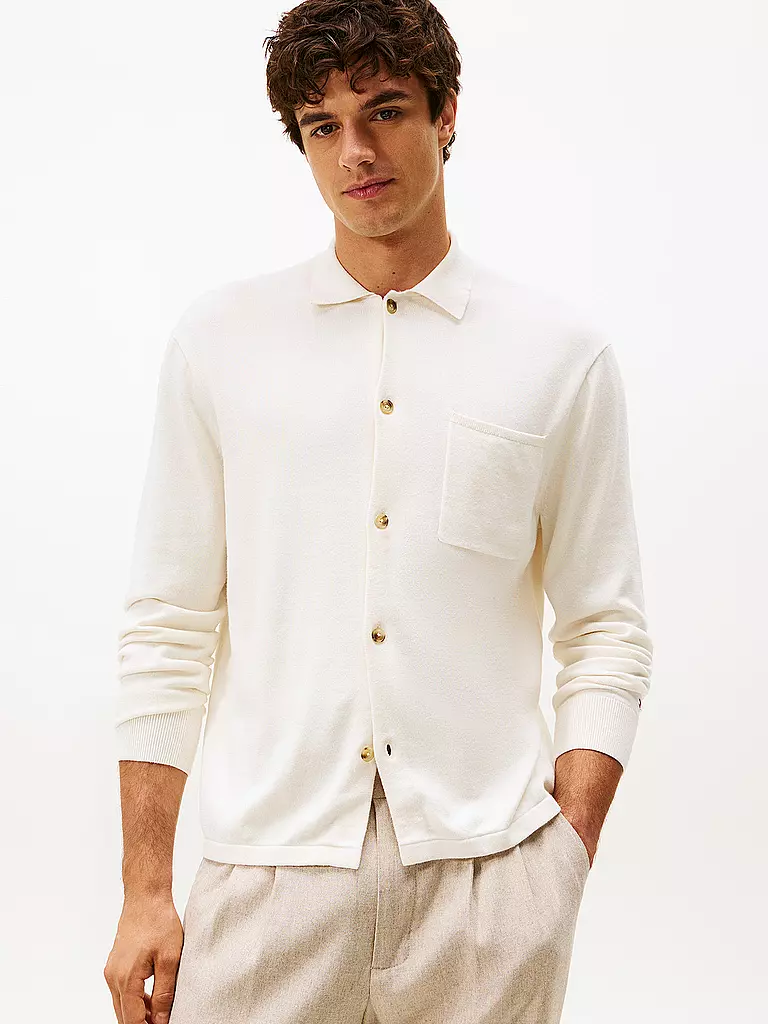 TOMMY HILFIGER | Strickjacke | creme