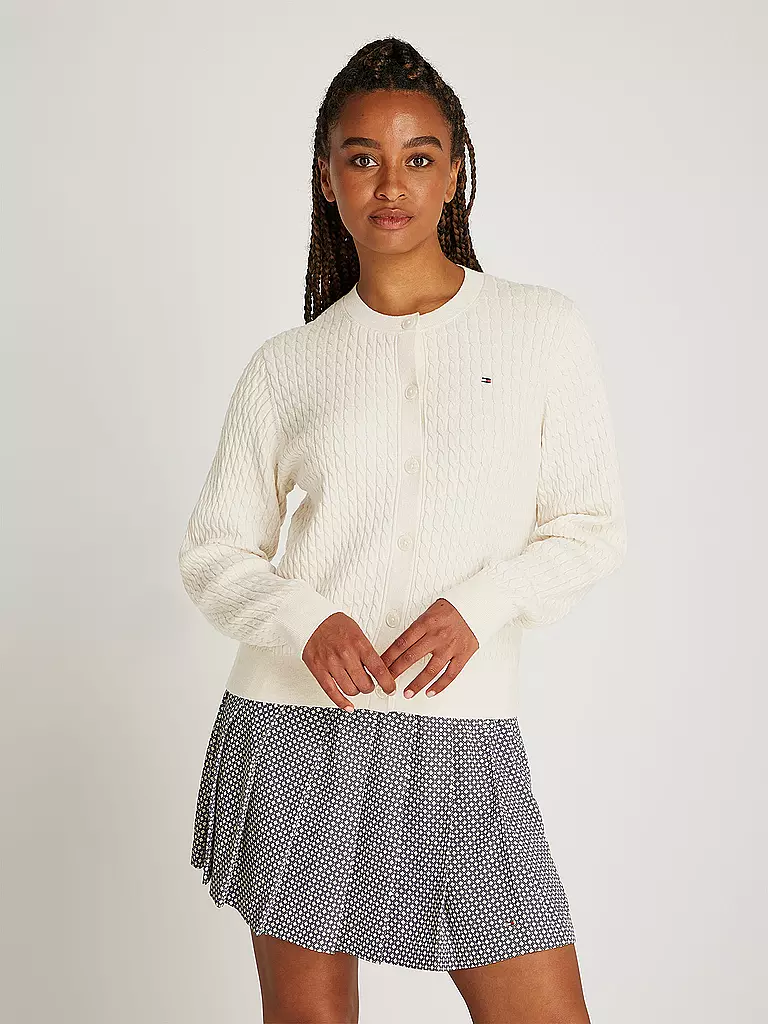 TOMMY HILFIGER | Strickjacke | creme
