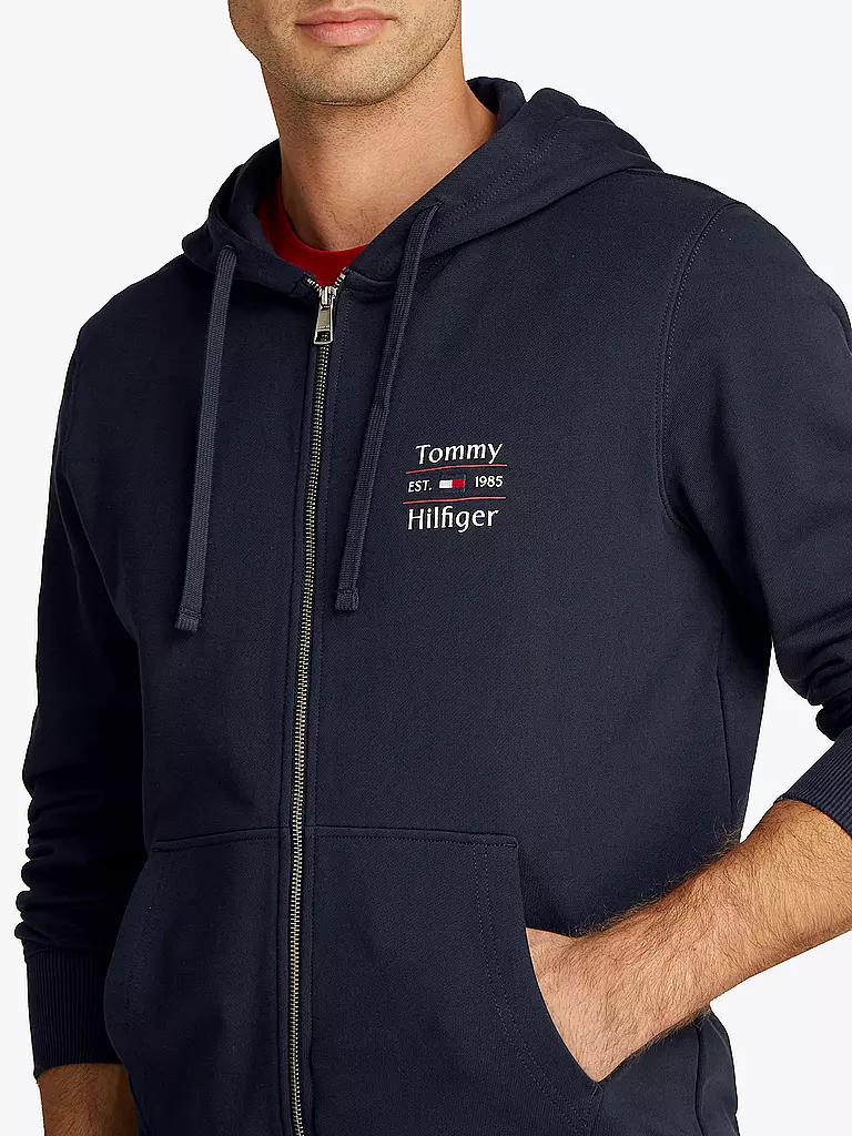 TOMMY HILFIGER | Strickjacke | blau