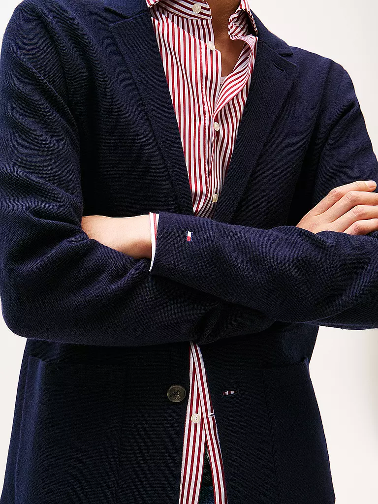 TOMMY HILFIGER | Strickjacke | blau