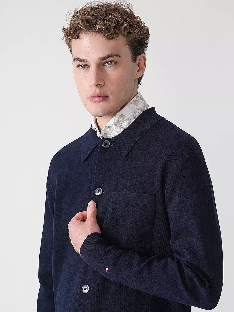 TOMMY HILFIGER | Strickjacke | blau
