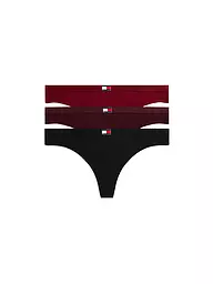 TOMMY HILFIGER | String 3er Pkg. rot | rot