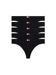 TOMMY HILFIGER | String 5er Pkg. black | schwarz