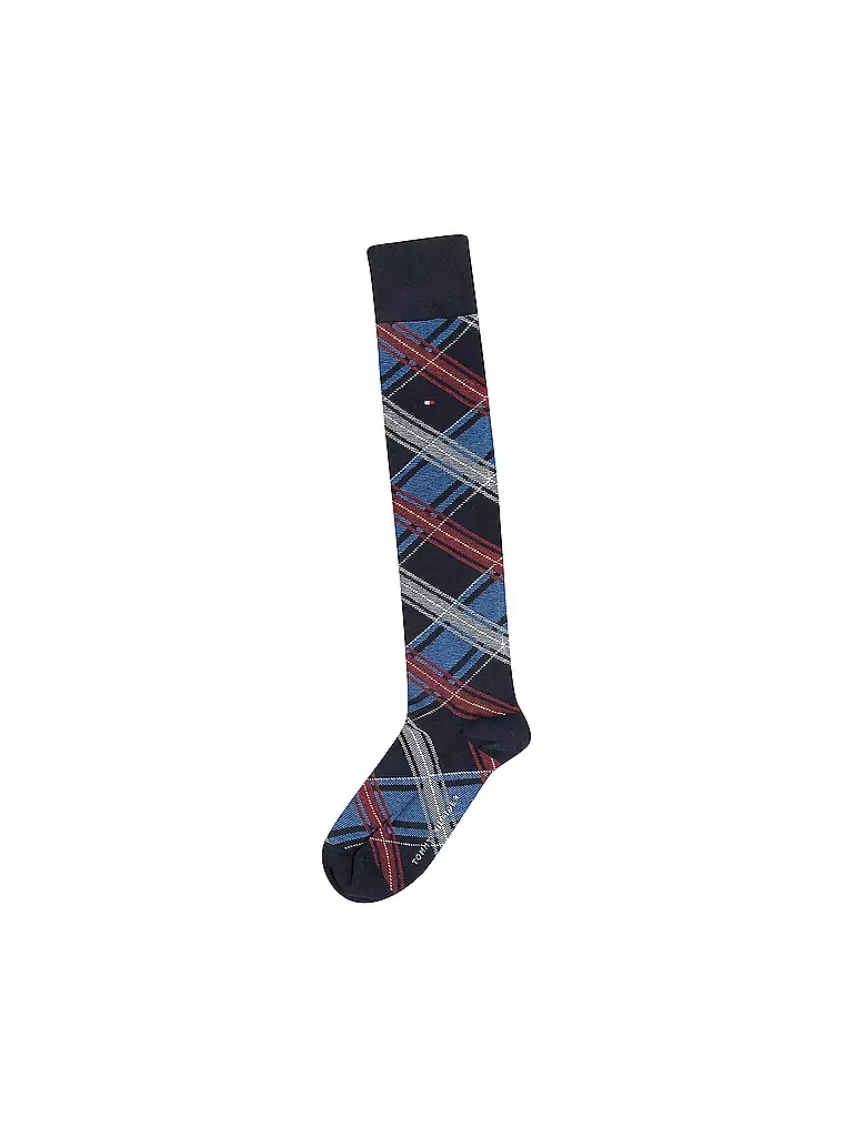 TOMMY HILFIGER | Stutzen Tartan | blau
