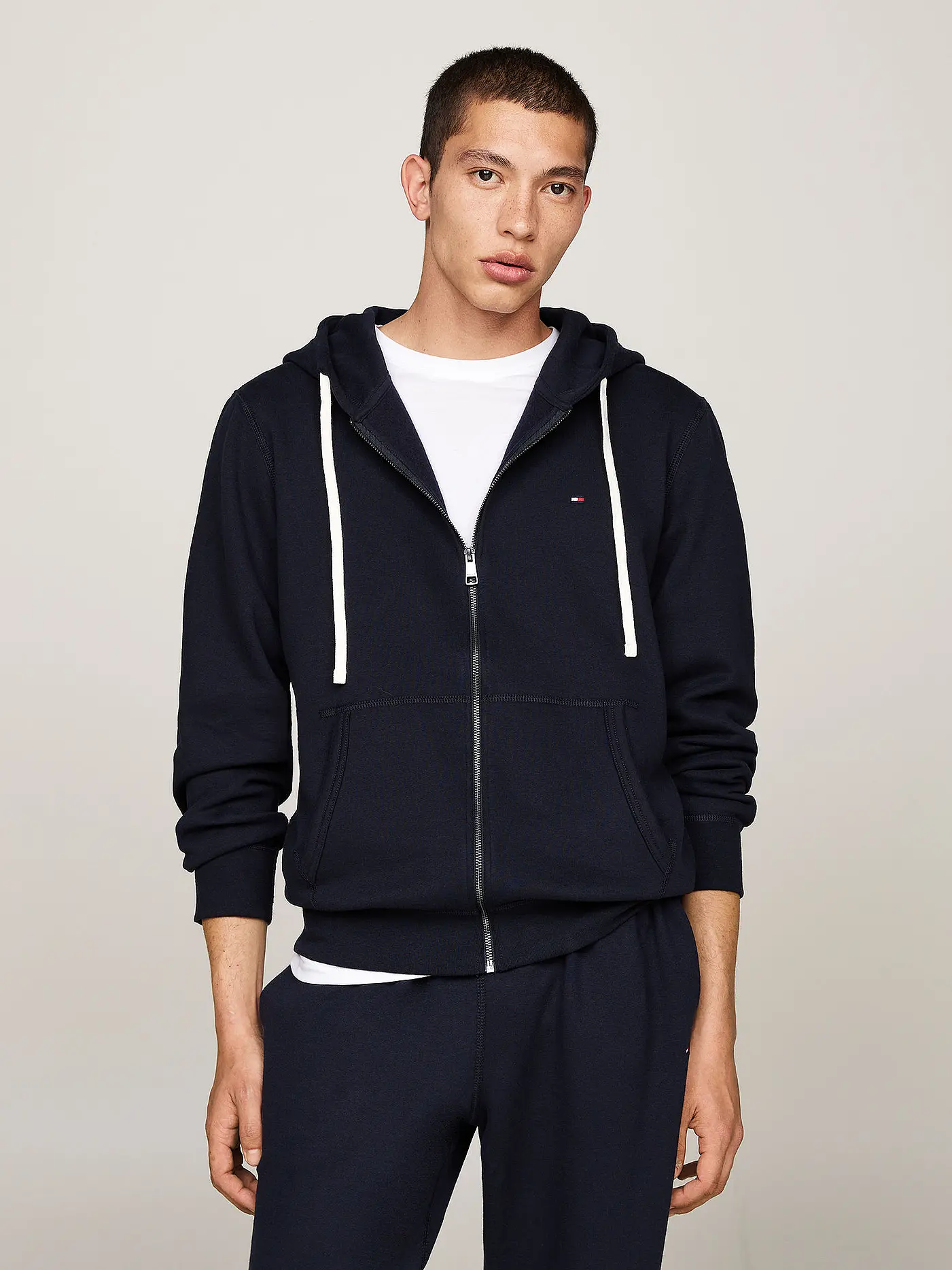TOMMY HILFIGER | Sweatjacke  | blau