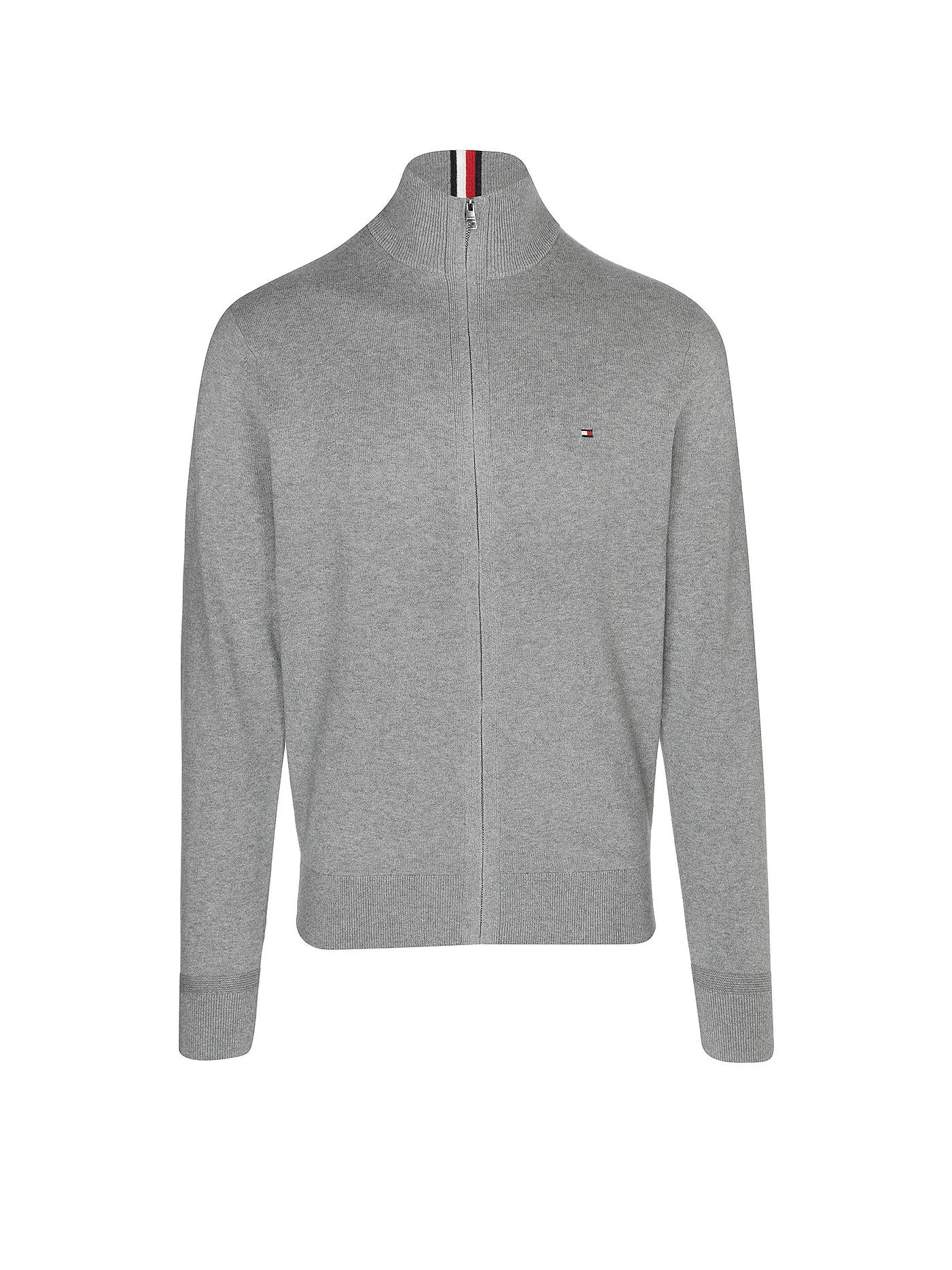 TOMMY HILFIGER | Strickjacke  | grau