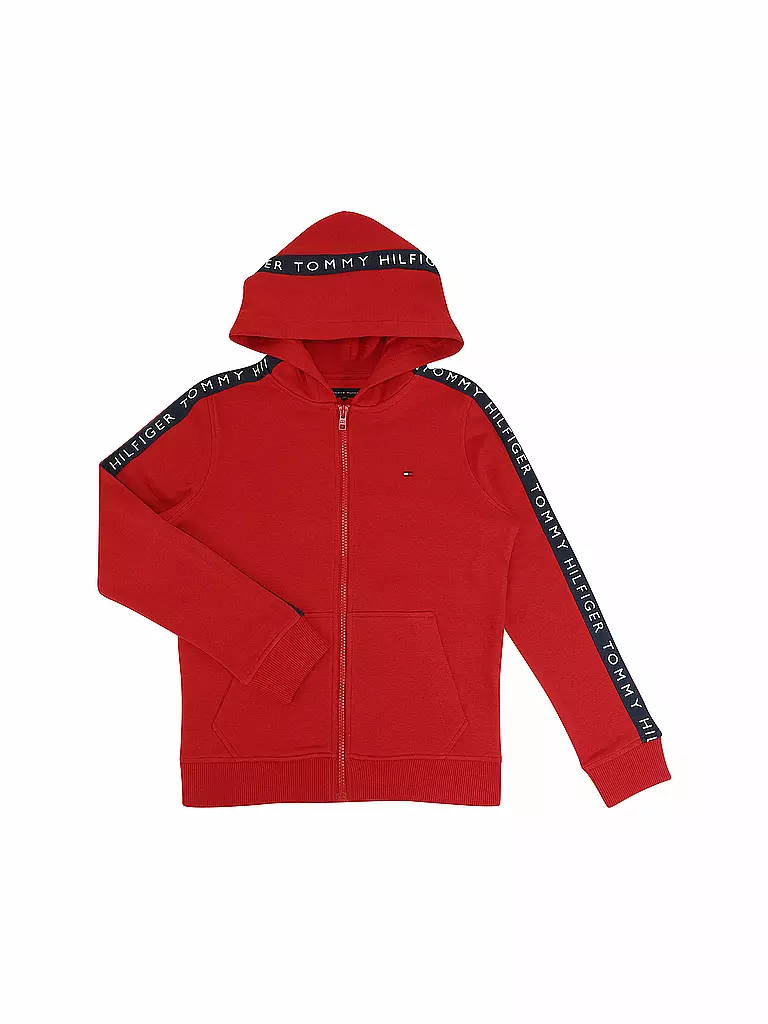 TOMMY HILFIGER | Sweatjacke | rot
