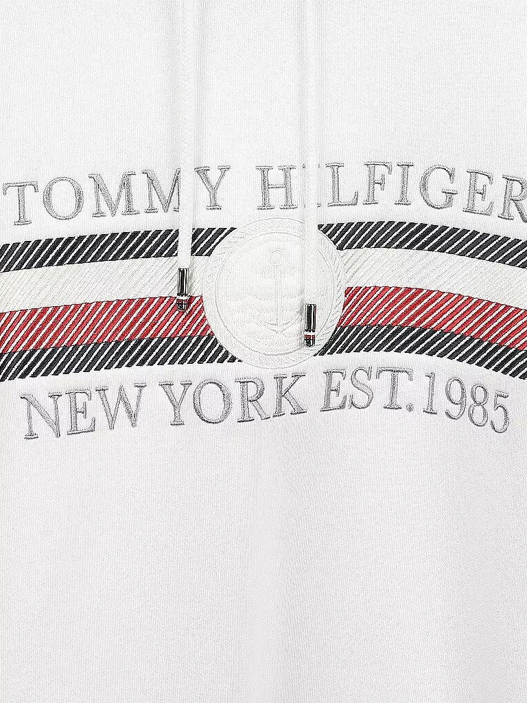 TOMMY HILFIGER | Sweatkleid  | weiß