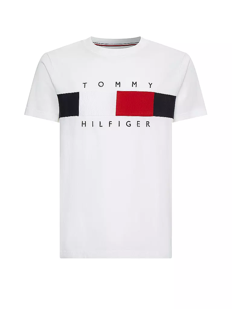 TOMMY HILFIGER | T Shirt  | weiß