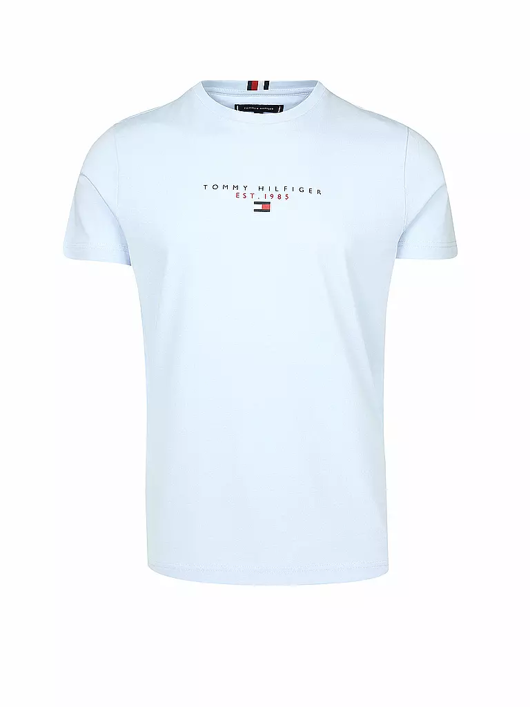 TOMMY HILFIGER | T Shirt Essential Center | blau