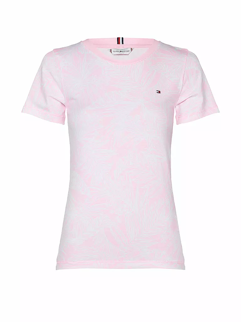 TOMMY HILFIGER | T Shirt Slim Fit " Essential " | rosa
