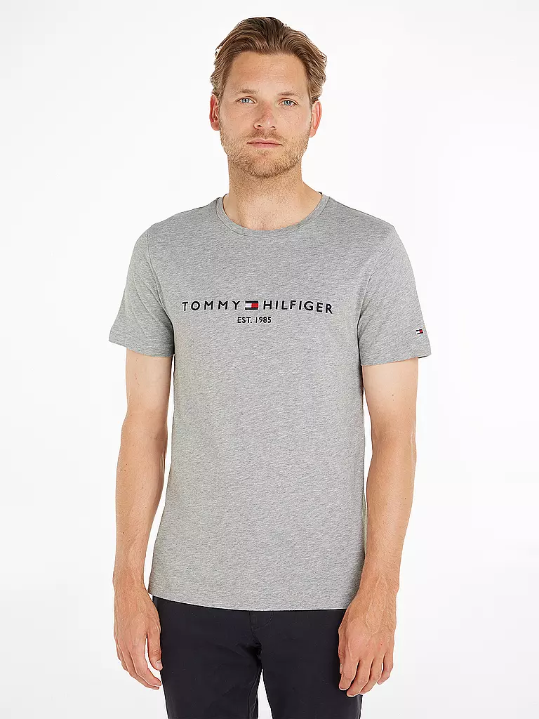 TOMMY HILFIGER | T-Shirt "Core Basic" | grau