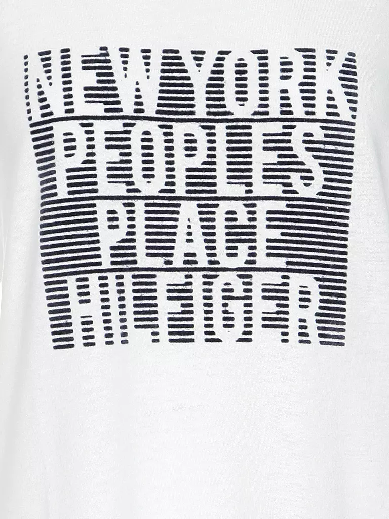 TOMMY HILFIGER | T-Shirt "Peoples Place" | weiß