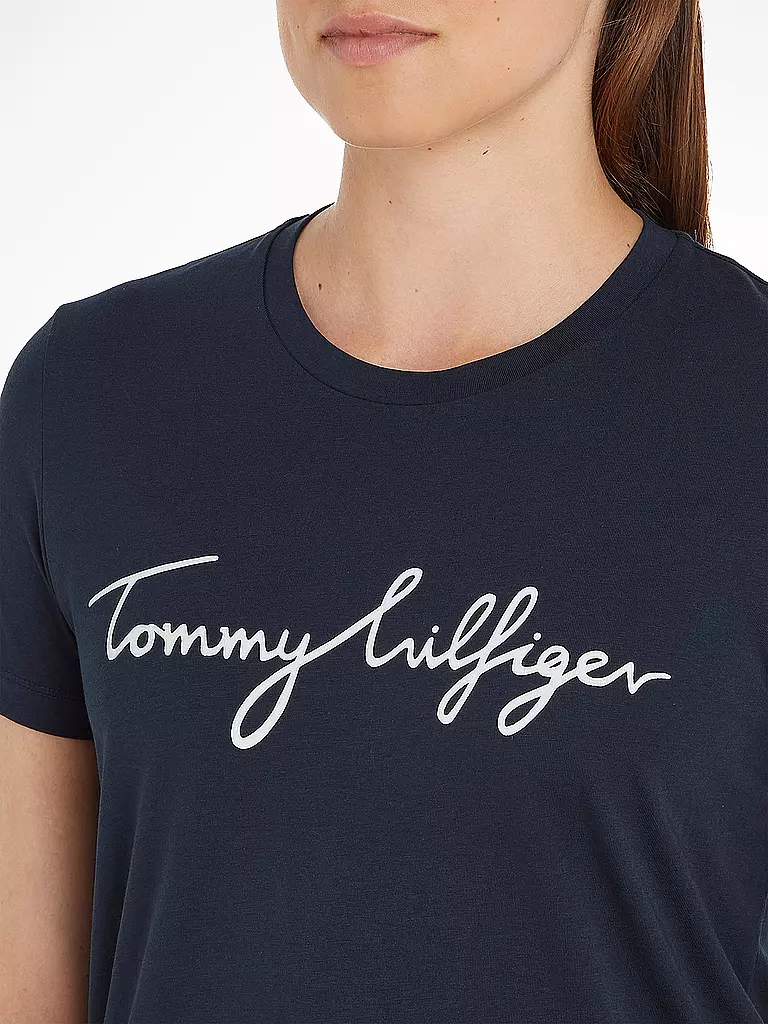 TOMMY HILFIGER | T-Shirt  Regular Fit  | blau