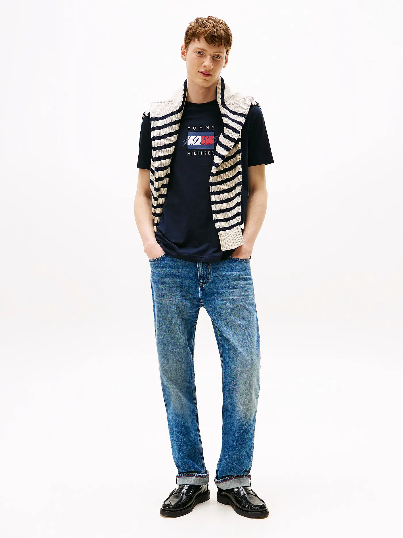 TOMMY HILFIGER | T-Shirt  | blau