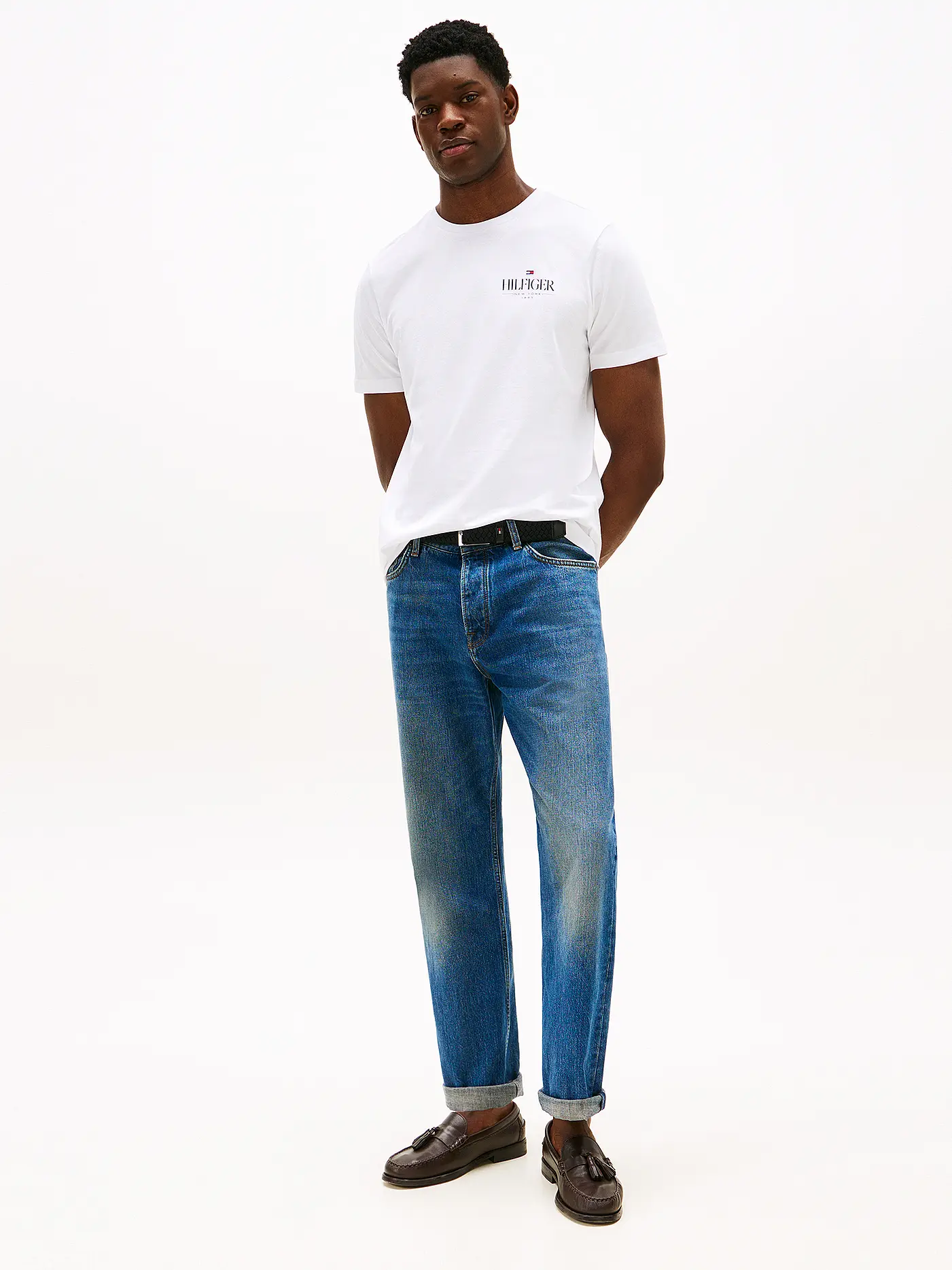 TOMMY HILFIGER | T-Shirt  | weiss