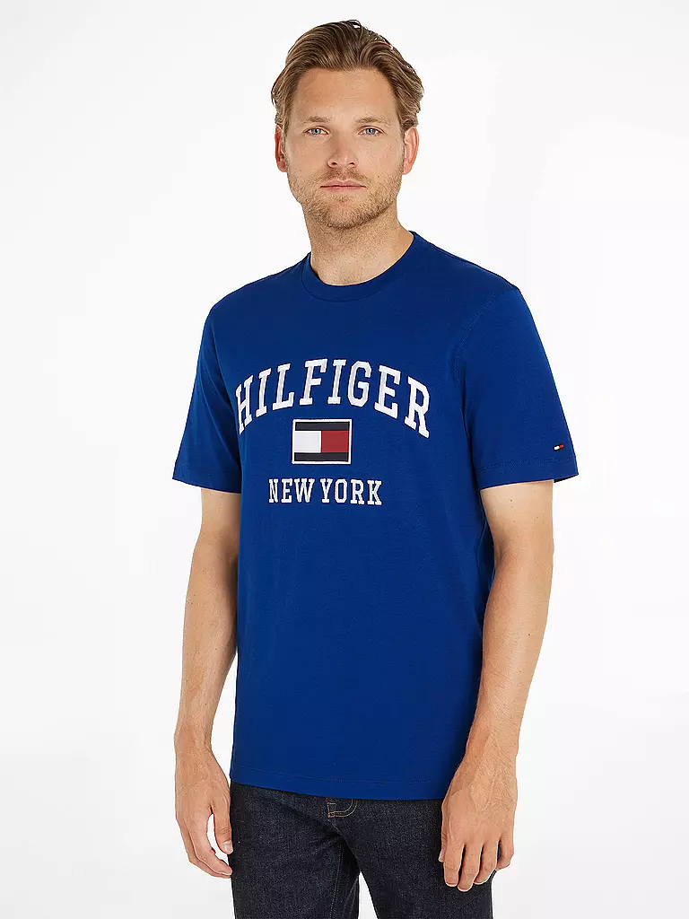 TOMMY HILFIGER | T-Shirt  | blau