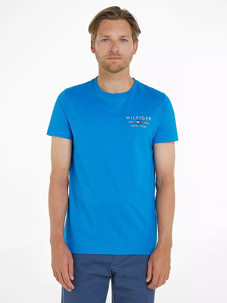 TOMMY HILFIGER | T-Shirt  | blau