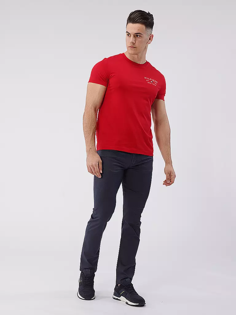 TOMMY HILFIGER | T-Shirt  | rot