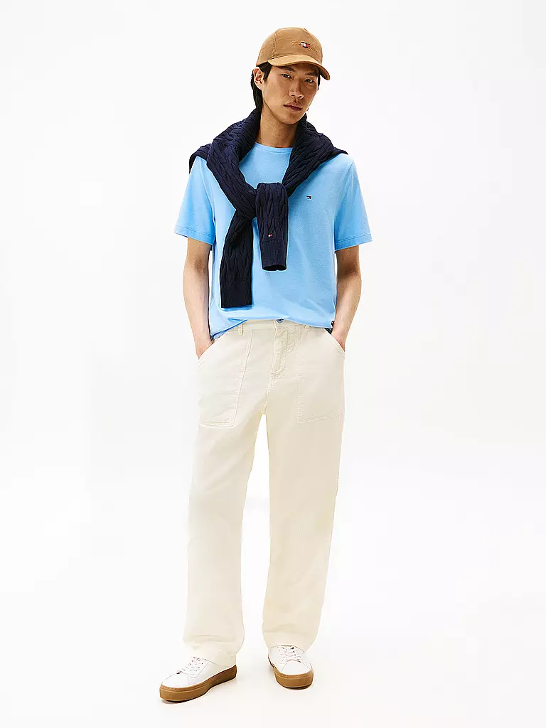 TOMMY HILFIGER | T-Shirt  | hellblau