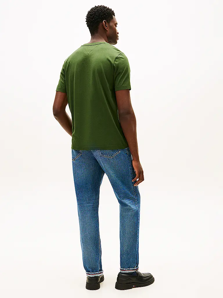 TOMMY HILFIGER | T-Shirt  | Dunkelgrün