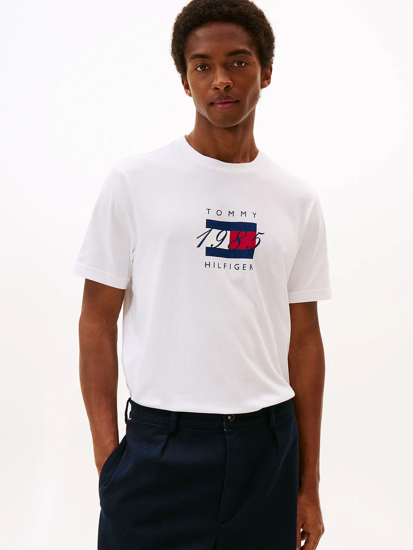 TOMMY HILFIGER | T-Shirt  | weiss