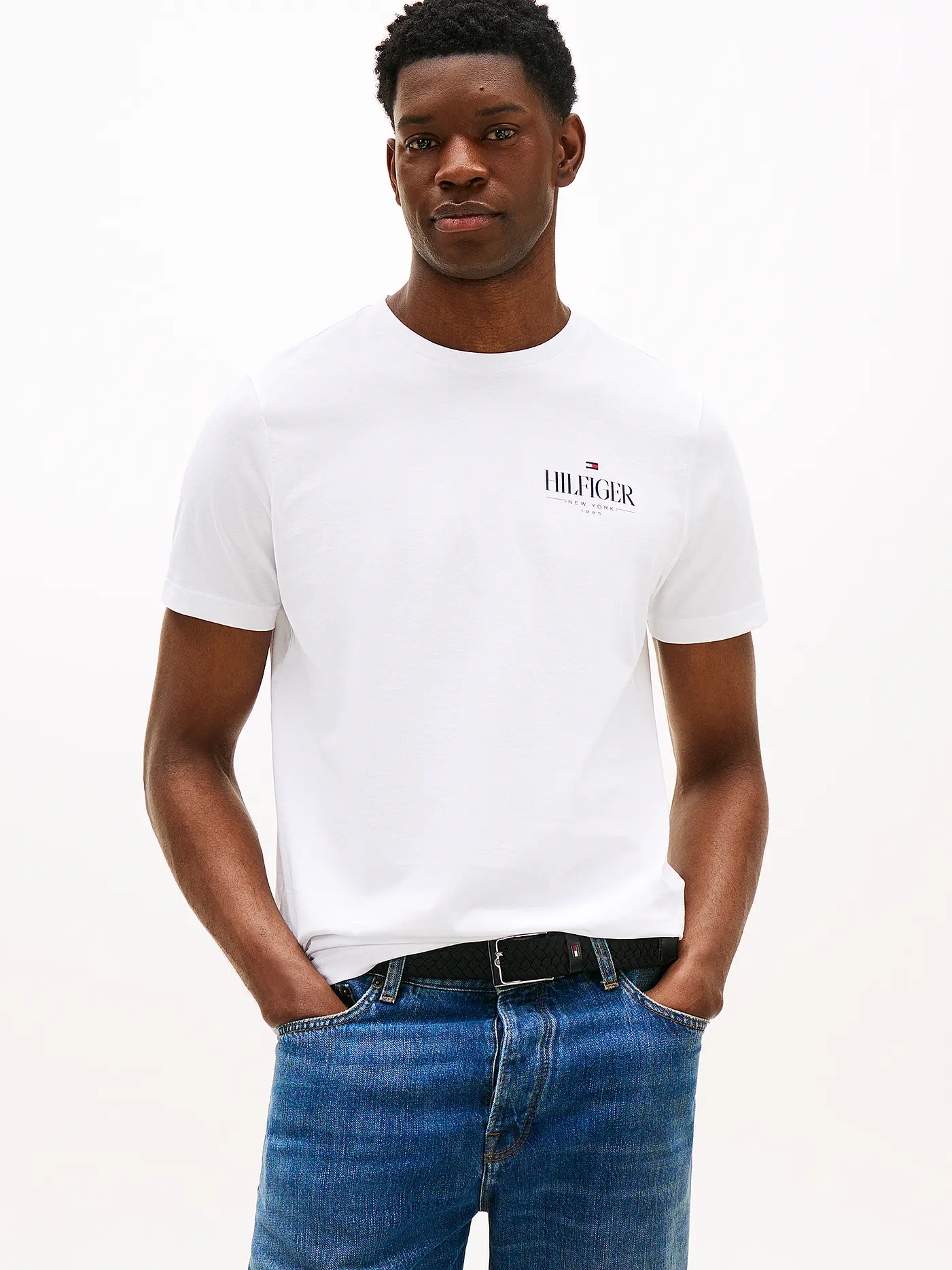 TOMMY HILFIGER | T-Shirt  | weiss