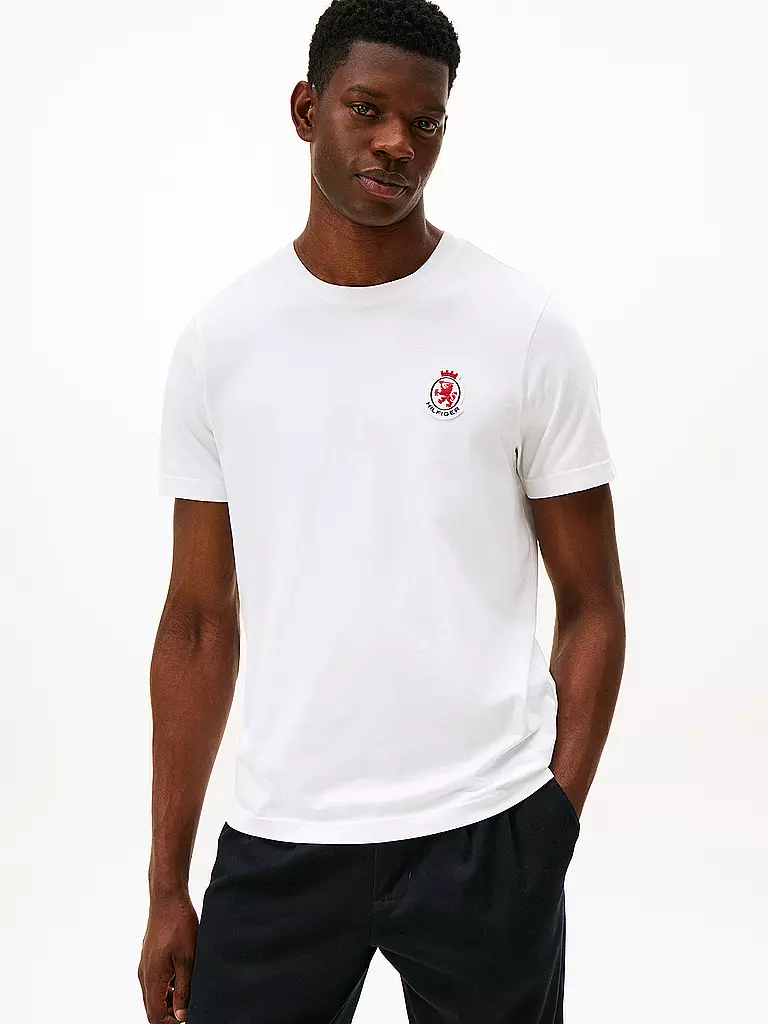 TOMMY HILFIGER | T-Shirt  | weiss