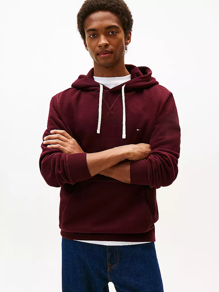 TOMMY HILFIGER | T-Shirt  | dunkelrot
